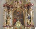 Bild: mma
Der Hochaltar der Frohnberg-Kirche feiert die Aufnahme Mariens in den Himmel.