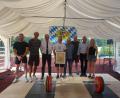 Bild: ssm/exb
Gemeinsam freuen sie sich über 125 Jahre Athletenclub Weiden:(von links) Johannes Popel, Christian Balke (Abteilungsleiter Gewichtheben), Hans Neumeier (BKGV), Jürgen Schemmel (2. Vorstand), Lothar Schemmel (1. Vorstand), Ben Tisowsky (Bezirkssportwart), Ernst Werner (BLSV Kreis Weiden/Neustadt) und Simone Schemmel.
