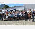 Bild: Wolfgang Pausch/exb
Begleitet wurden die Kinder von Polizeioberkommissarin Daniela Ziereis, Polizeiobermeister Markus Singer, Erstem Polizeihauptkommissar Robert Feuerer und Polizeioberkommissarin Beatrix Daiminger (von links).