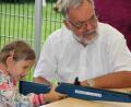 Archivbild: kro
Volle Konzentration war bereits 2019 bei der Lions-Kinder-Olympiade beim Schießen mit dem Lasergewehr angesagt.