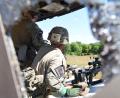 Bild: bö
Das Abzeichen am Arm zeigt: Hier ist ein Sniper in Aktion. Scharfschützen aus 18 Nationen ermittelten im Truppenübungsplatz Hohenfels beim Wettbewerb "European Best Sniper Team Competition" die Besten ihrer Profession.
