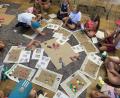 Bild: exb/Spreitzer
Malaktion im Ferienprogramm.