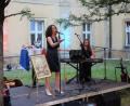 Bild: tra
Mireille Vicogne und Stefanie Heelein begeisterten das Publikum bei der Vernissage in Ensdorf.
