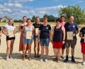 Bild: hai
Vorsitzende Renate Schupfner (Mitte) und Stellvertreterin Katrin Rauch (Fünfte von links) dankten Nicole Kapustenski, Angela Raps, Marina Regner, Nicole Roppert, Evi Schäffler, Cornelia Sollfrank, Michael Hertel, Julia Fleißner und Sophia Schmidt (von links) für jahrzehntelange Mitgliedschaft.