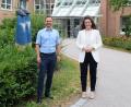 Bild: Bernhard Krebs/exb
Jana Humrich und André Meidenbauer stellten die neue Vortragsreihe vor.