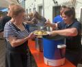 Bild: wro
Zu Mittag gab's Schweinebraten mit Beilagen.