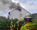 Bild: rw
Am Montagabend fing aus noch ungeklärter Ursache ein Dachstuhl in Waldeck Feuer.