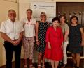 Bild: Andrea Ulrich-Prusko/exb 
Die Führung des neu benannten Vereins „Hospizverein Amberg und Landkreis Amberg-Sulzbach“ (von links): Vorsitzender Georg Franz Fröhler, Vorsitzende Monika Breunig, Schatzmeisterin Bettina Peuker, Vorsitzende Evi Bauer-König, Beisitzerin Brigitte McGuire, Schriftführerin Helga Roderer (Beisitzer Claudius Rothbauer fehlte).