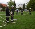 Bild: mma
Die Hahnbacher Feuerwehrleute meistern alle Aufgaben fehlerlos und mit einem Lächeln im Gesicht.