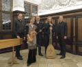 Bild: Peter Krause/Bildrechte Michael Kämmle bzw. Ensemble Sanspareil/exb 
Zum Ensemble Sanspareil gehören (von links) Ralf Waldner, Livia Wiersich, Michael Kämmle, Stefan Haas (er fehlt beim Konzert in Sulzbach-Rosenberg) und Manuel Krauß.