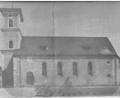 Bild: Archiv bjo
Die Pfarrkirche Schmidmühlen vor dem Erweiterungsbau vor 50 Jahren.
