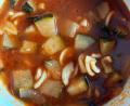 Bild: Petra Fischer/exb
Zucchini-Minestrone: Petra Fischer aus Amberg verrät ihre Rzept für dieses schnelle Gericht.