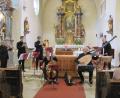 Bild: sei
Wegen Regen muss das letzte Konzert in Wurz 2022 mit dem Barocktrompetenensemble Berlin in die Pfarrkirche verlegt werden.