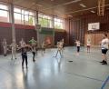 Bild: vsr
Bei den verschiedenen Hula Hoop-Übungen bewiesen die Ferienkinder ihr sportliches Talent.