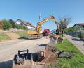 Bild: fpoz
Die Arbeiten an der Wasserversorgung in Waldershof erfordern auch weiterhin Umleitungen.