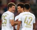 Bild: Marius Becker/dpa
Thomas Müller (l), Leroy Sane und Jamal Musiala (r)
