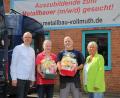 Bild: Wolfgang Steinbacher
Blick zurück auf 40 Jahre in der Firma Metallbau Vollmuth in Sulzbach-Rosenberg: (von links) Andreas Vollmuth, die Jubilare Michael Hochholdinger und Stefan Ehbauer sowie Maria-Luise Vollmuth-Pongratz.