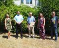 Bild: Wasserwirtschaftsamt Weiden/exb
Stellvertretende Sachgebietsleiterin Personal Isabell Dobmeier, Behördenleiter Mathias Rosenmüller, Anton Baumann, Abteilungsleiterin Renata Bueno Alves, Personalratsvorsitzen-der Christoph Gollwitzer (von links nach rechts)