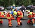 Bild: prh
Ihr Bestes geben 16 Aktive der Neustädter Feuerwehr bei der Leistungsprüfung. Alle Teilnehmer meistern diese mit Bravour.