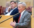 Archivbild: Sven Hoppe
Horst Arnold, Fraktionsvorsitzender der bayerischen SPD, spricht im bayerischen Landtag.