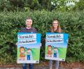 Bild: Philipp Troppmann/exb
Mit diesen Plakaten will die Junge Union für mehr Verkehrssicherheit auf den Schulwegen sorgen.