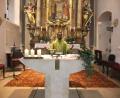 Bild: gm
Neuer Pfarrer der Pfarreiengemeinschaft Theuern-Ebermannsdorf-Pittersberg ist Pater Sagay, wie er sich in der Pittersberger Nikolauskirche vorstellt.