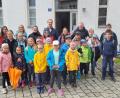 Bild: Veronika Höcht/exb
Ein Gruppenbild durfte bei der musikalischen Schnitzeljagd der Blaskapelle Falkenberg nicht fehlen.