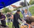 Bild: krb
Faschingsverein grillt für Flüchtlinge.