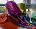 Bild:  Andreas Drouve/dpa
Eines der wenigen dauerhaften Exponate im Guggenheim-Museum in Bilbao: das Kunstwerk „Tulips“ von Jeff Koons.