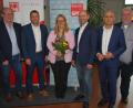 Bild: gsp
Kandidaten-Kür bei der SPD (von links): Armin Rüger, Uwe Bergmann, Simone Böhm-Donhauser, Hans Ram, Bezirksvorsitzender Ismail Ertug und Ortsvereinsvorsitzender Dieter Weiß.