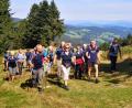 Bild: Irmgard Graser/exb
Die Sportler des TSV Pressath erwandern den Predigtstuhl.