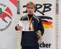 Bild: Lukaschewitsch/exb
Ilja Serebrennikov gewann bei der deutschen B-Jugend-Meisterschaft die Bronzemedaille.
