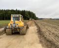 Bild: exb/Stadt Windischeschenbach
Seit September wird bei Ödwalpersreuth die Straße saniert.