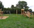 Bild: lei
Einen rundum erneuerten Spielplatz haben die Kinder in Kürmreuth bekommen.