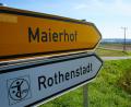Bild: Marco Meier
Die Straße zwischen Maierhof und dem Bahnübergang beim Sportplatz Rothenstadt ist ab 26. September gesperrt.