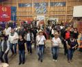 Bild: tok
Tänzer aus der ganzen Region tanzen in derr O-Schnitt-Halle zur Linedanceparty an.