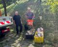 Bild: Marko Pammer/exb
Obstsortenbestimmung der Stadt Nabburg: Baumberater Wolfgang Engel und Bauhofmitarbeiter Karl Simon leisten dabei wertvolle Unterstützung.