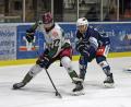 Archivbild: Gebert
Die Blue Devils Weiden (rechts Mirko Schreyer) und die Starbulls Rosenheim (links Michael Knaub) gehen als Top-Favoriten in die neue Oberliga-Saison. Die Szene stammt aus dem Testspiel, das die Starbulls vor zwei Wochen in Weiden mit 2:0 gewannen.