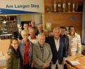Bild: Günter Hofmann/exb
Fast vollständig kandidieren die Vorstandsmitglieder des TC am Langen Steg in der Jahreshauptversammlung für die neue Amtsperiode – und werden ausnahmslos einstimmig wiedergewählt.