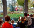 Bild: exb/DigiMINTKids
Was tut sich draußen vor den großen Fenstern? Die "DigiMINTKids" verfolgen das stets gespannt, dokumentieren es manchmal auch gerne per Tablet und holen sich Anregungen für die nächsten Projekte und Aktionen.