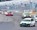 Bild: Martin Berrang/exb
Mit seinem Golf 5 GTI (vorne) startet Werner Härtl aus Wiesau auch bei den Rennen des NAVC in Most (Nordböhmen).