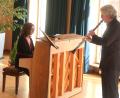 Bild: Kunz
"Musik am Nachmittag" mit Manfred Lindner (Klarinette) und Barbara Anton (Klavier).