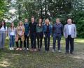 Bild: Stiftland-Gymnasium/exb
Personalratsvorsitzender Tobias Lang (links) und Schulleiter Albert Bauer (rechts) begrüßten die neuen Lehrkräfte (von links) Nejla Kaya, Stephanie Preischl, Anja Dimmelmeier, Fabian Lang, Roman Schindler, Nina Hertstein, Alexandra Sperber und Josef Bauer.
