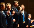 Bild: Kunz
Schwester Teresa und "Die Stimmen der Berge" in der Max-Reger-Halle.