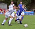 Archivbild: Hubert Ziegler
Die Bilanz spricht ganz klar für den TSV Königstein und seinen Kapitän Jonas Gebhard (links). Der Tabellenzweite hat seine letzten fünf Spiele gewonnen, Gegner DJK Seugast seine letzten vier verloren.