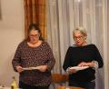 Bild: rpp
Eva Hoffmann und Renate Zaloga sinnierten mit besinnlichen Texten zum Thema Wasser des Lebens, die Schöpfung, Ernte und Landwirte, sowie Noah und Gottes Nähe.