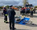 Bild: lei
Eine Leistungsprüfung in Technischer Hilfeleistung stand bei der Feuerwehr Auerbach an.
