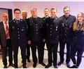 Bild: do
Auch personelle Veränderungen bestimmen die Generalversammlung des Feuerwehrvereins Speinshart. Zum neuen Vorsitzenden wählen die Mitglieder Günter Diepold (Vierter von links). Mit Julian Diepold (Zweiter von links.) und Philipp Seitz (Dritter von rechts) gibt es auch zwei neue Stellvertreter. Ebenfalls neu in Amt und Würden sind stellvertretende Schriftführerin Franziska Kausler (rechts) und stellvertretender Kassier Stefan Schedl (Dritter von links). In ihren Funktionen bestätigt werden Kassier Christofer Neukam (vierter von rechts) und Schriftführer Robert Kausler (Zweiter von rechts). Es gratuliert Bürgermeister Albert Nickl (links).