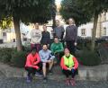 Bild: jzk
Sebastian Högl (vorne, Zweiter von rechts) freut sich über jeden, der beim Lauftreff mitmacht.