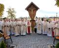 Bild: mab
Die Passionistengemeinschaft der Vizeprovinz zusammen mit Nuntius Nikola Eterovic nach dem Pontifikalamt.